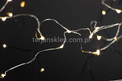 Lampki drucikowe LED na baterie (80 ledów) TG66263 #2 (św.c.)