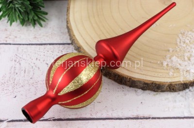Czubek na choinkę TG75267 red/gold #3