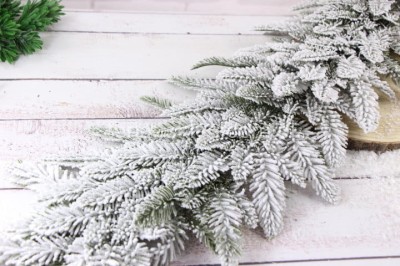 Girlanda świerkowa OŚNIEŻONA HGZ015 (100 cm)