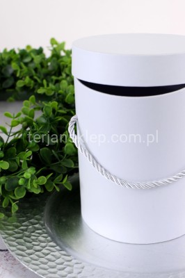Flower box b/s wyższy white