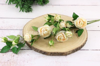 Gałąź dzikiej róży SUN663 pearl peach #2285