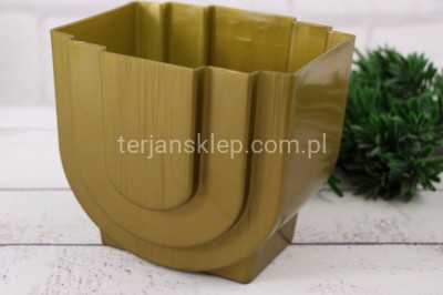 Doniczka GRECKA D większa gold