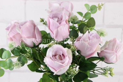 Bukiet róż z dodatkami G040 aut lt lilac