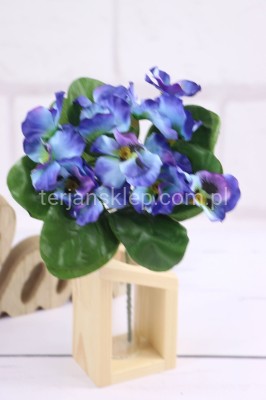 Bukiet bratków CK121 niebieski cieniowany