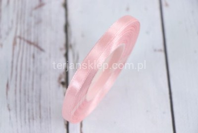 Taśma satynowa 38 mm x 32 mb  j.róż pudrowy / #005 