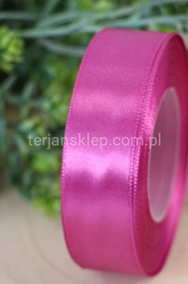 Taśma satynowa 12mm x 32mb fuchsia  #043
