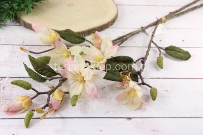 Magnolia gałęzie (wiązka 2 szt) 24AF23265 cream lemon