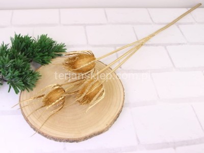 Oset ozdobny złota gałąź "3" CV32947 #2