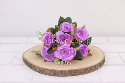 Bukiet różyczek JH017 lilac z obrzeżem