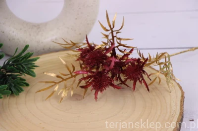 Gałązka ozdobna CV37592 gold cherry