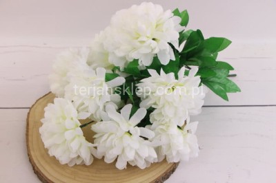 Bukiet chryzantem A-031 A biel/j.krem