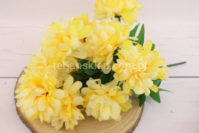 Bukiet chryzantem A-031 A cream/orange