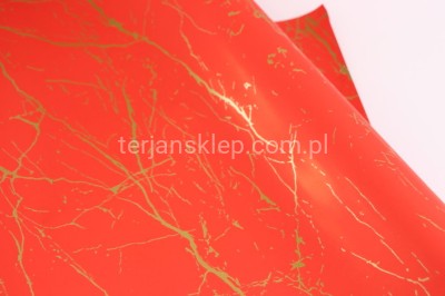 Folio-papier rulon MARMUR red/gold #10