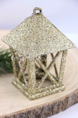 Zawieszka LATARENKA brokacona TG74525 gold #2