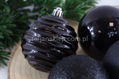 Bombki plast. (16 szt) MIX AR3 1113T16 BLACK