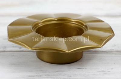 Doniczka plastikowa "kapelusz" IKEBANA gold 