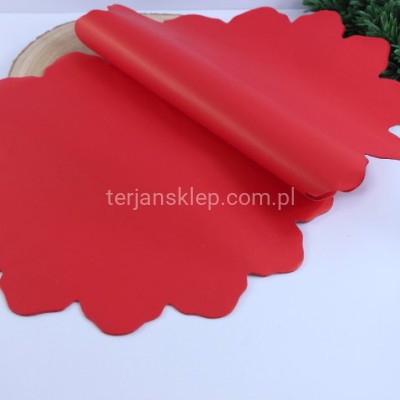 Kryza foliowa fi 38 cm czerwona