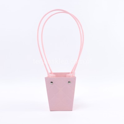 Torebka na kwiaty (jak flower box) PR0 pink