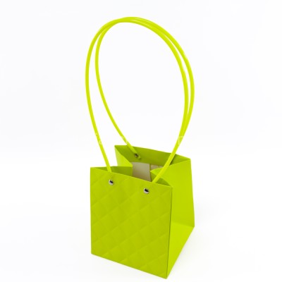 Torebka na kwiaty (jak flower box) PR7 apple green