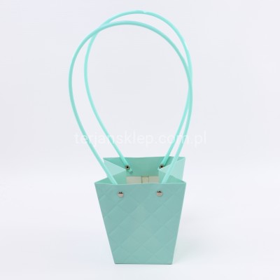 Torebka na kwiaty (jak flower box) PR1 blue/tiff