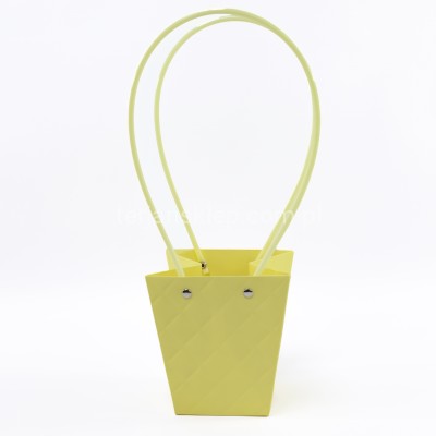 Torebka na kwiaty (jak flower box) PR1 yellow