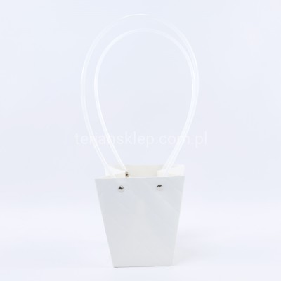 Torebka na kwiaty (jak flower box) PR1 white
