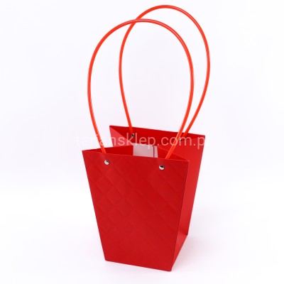 Torebka na kwiaty (jak flower box) PR3 red
