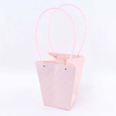 Torebka na kwiaty (jak flower box) PR3 pink