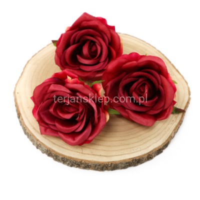 Róża wyrobowa AL006 (12 szt) red cream #13