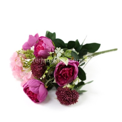 Bukiet peonia z dodatkami CV38341 beauty pink