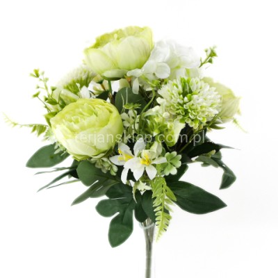 Bukiet peonia z dodatkami CV38341 lt green