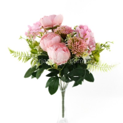 Bukiet peonia z dodatkami CV38341 pink