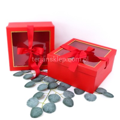 Flower box (2 szt) W9570 /2 red