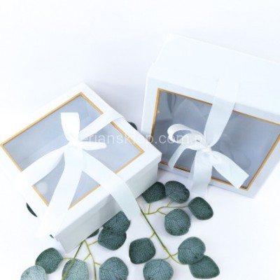 Flower box (2 szt) W9570 /2 white