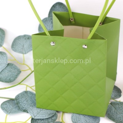 Torebka na kwiaty (jak flower box) PR7 dark green