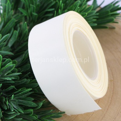 Taśma satynowa MATOWA WSMAT38 38 mm x 18 mb cream #010