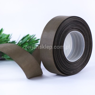 Taśma rypsowa 2,5cm x 25Y ciemna oliwka #085C/5