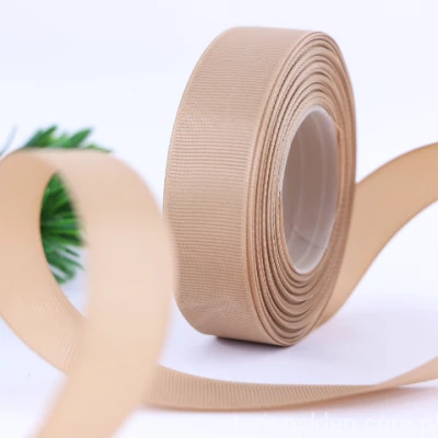 Taśma rypsowa 2,5cm x 25Y caffe latte #018