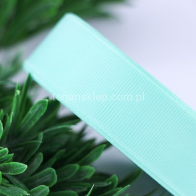 Taśma rypsowa 2,5cm x 25Y miętowa #087