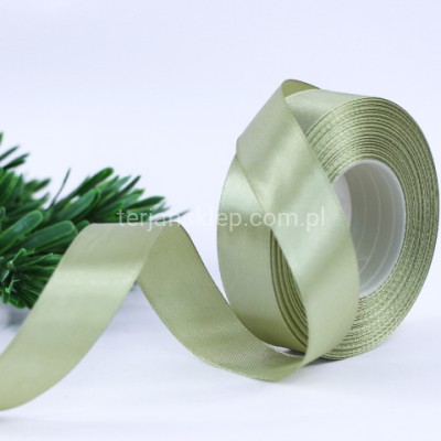 Taśma satynowa 25mm x 32 mb j. szałwia #080/2