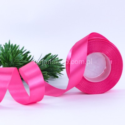 Taśma satynowa 25mm x 32 mb amarant #044