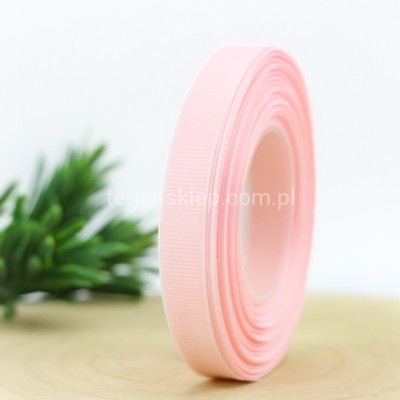 Taśma rypsowa 1,2cm x 25Y baby pink / #047