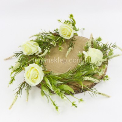 Girlanda z różami VIP5896 cream