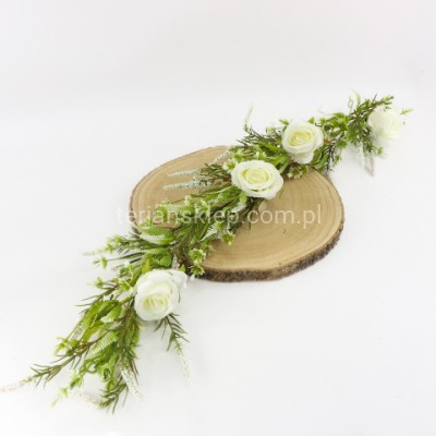 Girlanda z różami VIP5896 white