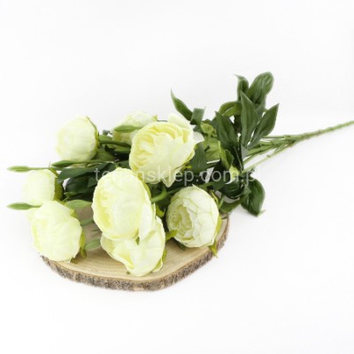 Bukiet piwonia FRA77739 cream mint