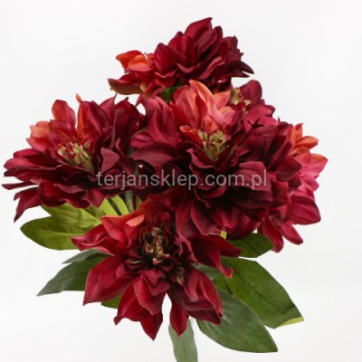 Bukiet dalii CH10 cherry