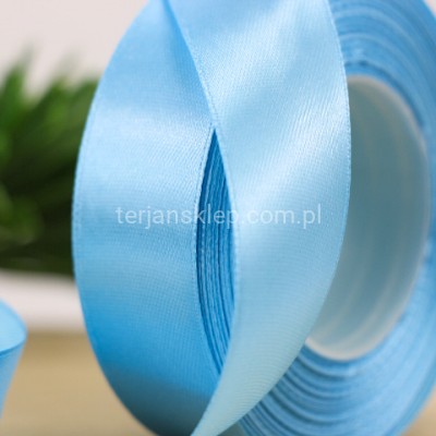 Taśma satynowa 25mm x 32mb blue