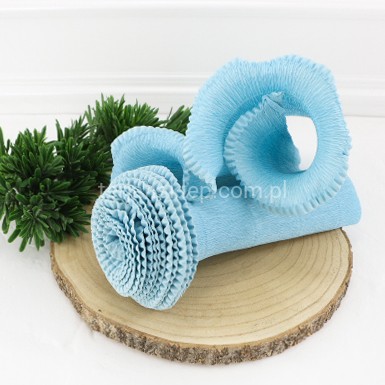 Krepina karbowana błękitna #559