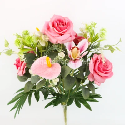 Bukiet róża / storczyk / anturium WLA55519 pink