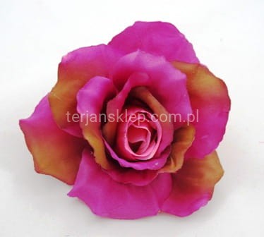 Róża wyrobowa F004 (1 szt) (beauty pink z rudymi akcentami)